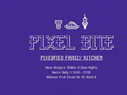 Shiver Glitch | Pixelated Font