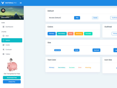 MaterialPro Free Vuetify Admin Dashboard Template