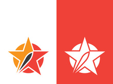 Star icon template vector illustration design