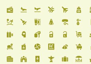 Vacation Solid Icons