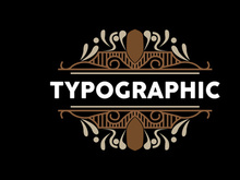 Vector Decorative Vintage Typography Elements, Greeting Card Design