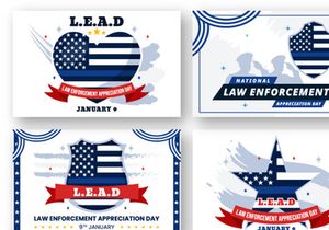 11 Law Enforcement Appreciation Day Illustration