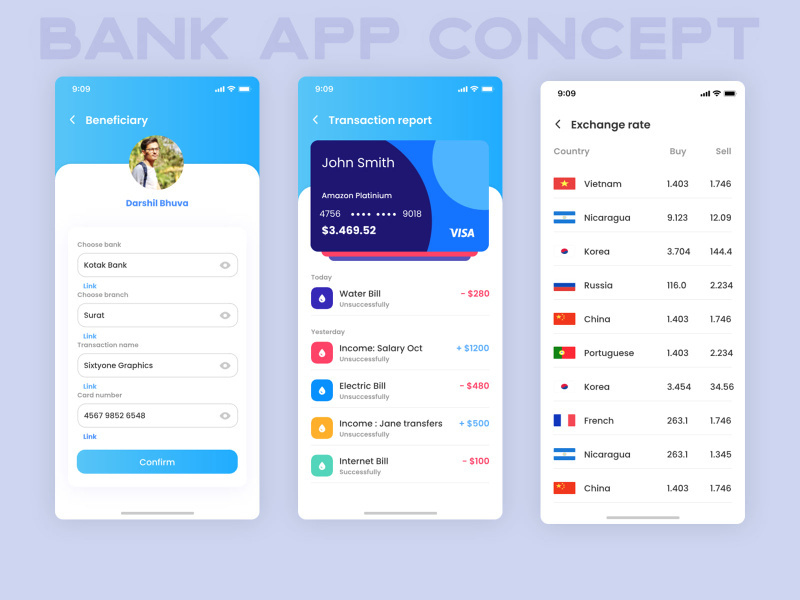 Bank App Concept