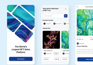 Verse Time - NFT Marketplace Design Mobile App
