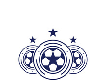 Football logo icon design and symbol soccer club vector