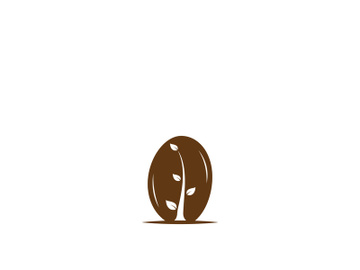 Premium coffee bean logo design. preview picture