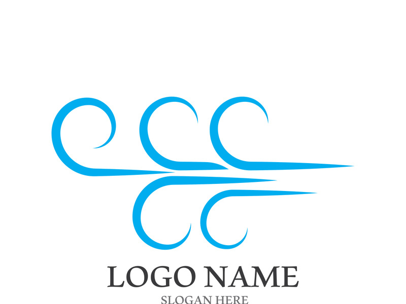 Wind icon vector illustration design template