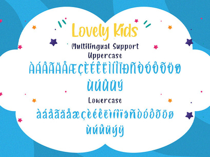 Lovely Kids - Playful Font