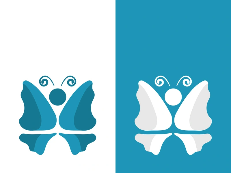 Beauty butterfly vector icon design