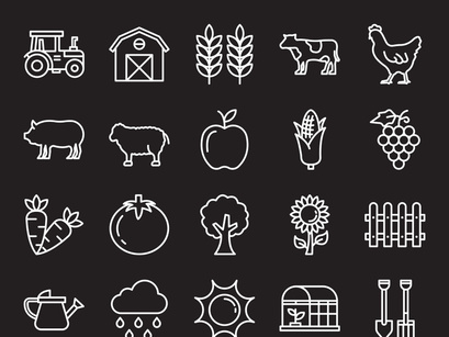 Agriculture Icon Set V1