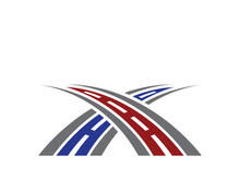 road logo and symbol template vector