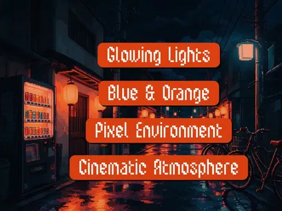 Ercanix | Pixelated Font