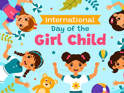 10 International Day of the Girl Child Illustration