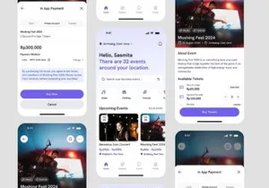 Eventts v1.0 - Event Booking Management | Event Planner | Ticket Booking | Flutter Full Solution App