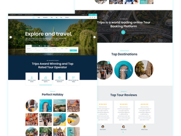 Travel UI Template preview picture