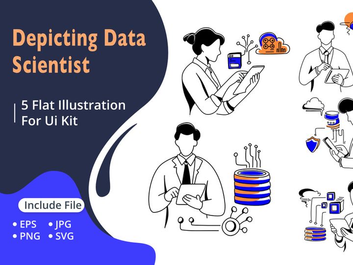Data Scientist Illustrations