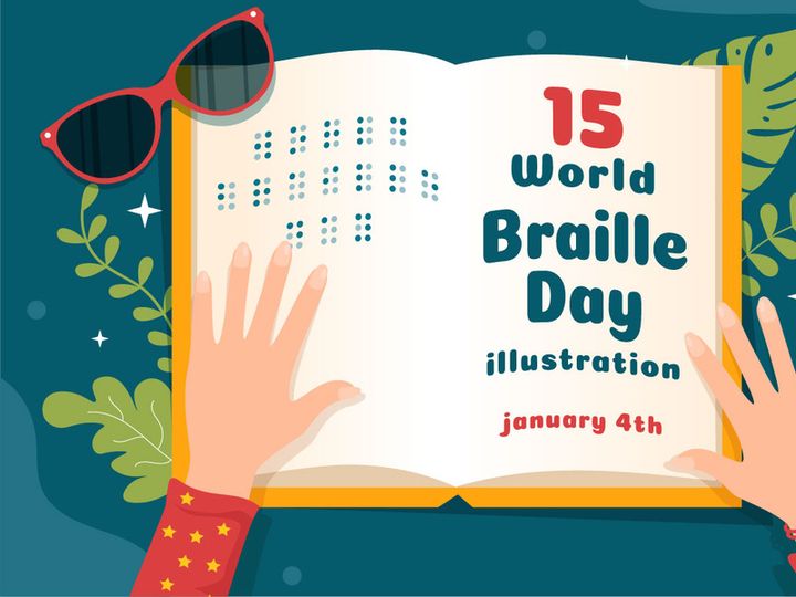 15 World Braille Day Illustration