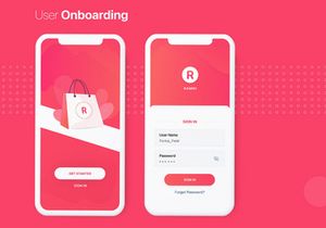 Ramni Free Mobile App UI UX Kit
