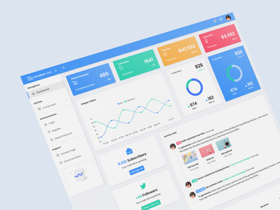 Gradient Able ReactJS Free Admin Dashboard Template