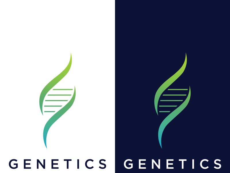 DNA element logo. Bio tech, DNA people, bio DNA, spiral DNA. Logo can be for science, pharmacy and medical.