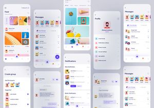 Social Media Network Mobile Application Design