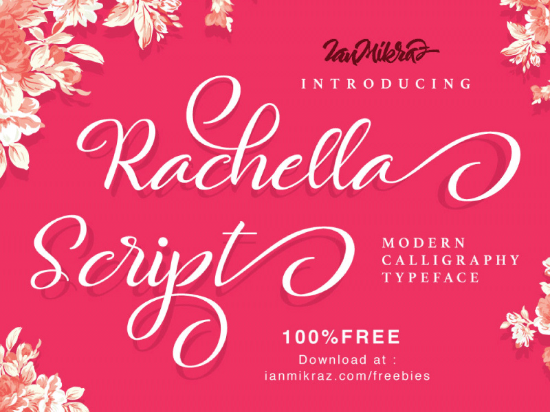 Rachella Script Free Typeface