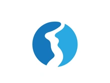 River Icon illustration design template