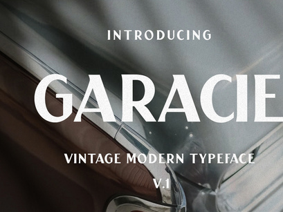 Garacie Vintage Modern Typeface