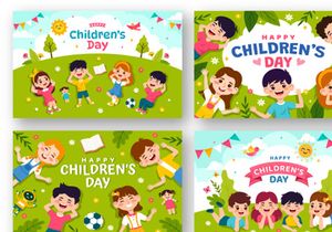 12 Happy Children Day Illustration