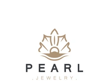Pearl Shell or jewelry logo elegant and luxury beauty and fashion
