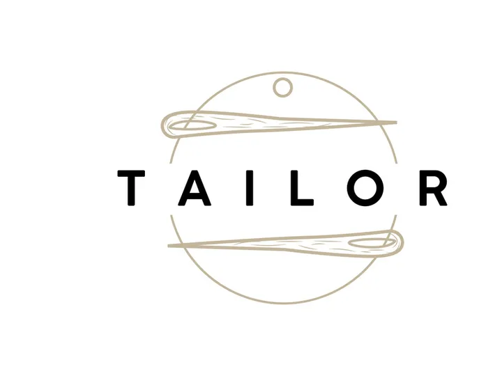 Tailor Logo, Needle and Thread Vector