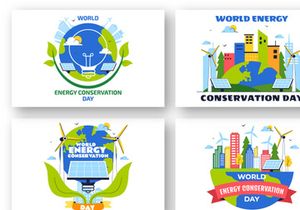 10 World Energy Conservation Day Illustration