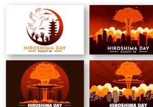 12 Hiroshima Day Illustration