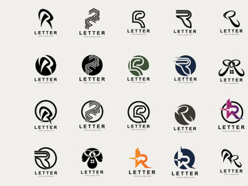 R Letter Logo, Vector Alphabet Symbol, Design For Brand Logos With Initial Letter preview picture