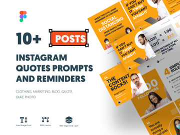 Instagram Quotes Prompts and Reminders, Clothing, Marketing, Blog, Quote, Quiz, Photo preview picture