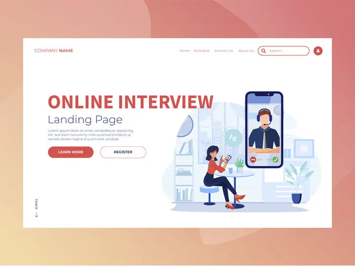 Online Interview with team support