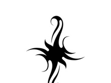 Tribal tattoos. Art tribal tattoo. Vector sketch of a tattoo. Idea for design