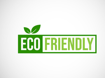 Eco friendly icon. Eco friendly and organic labels sign. Healthy natural product label design vector illustration preview picture