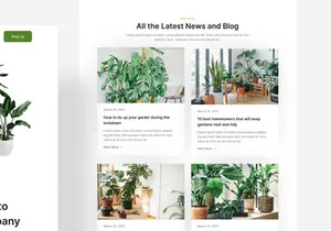 Plant - Plant Web App Landing Page Design 2