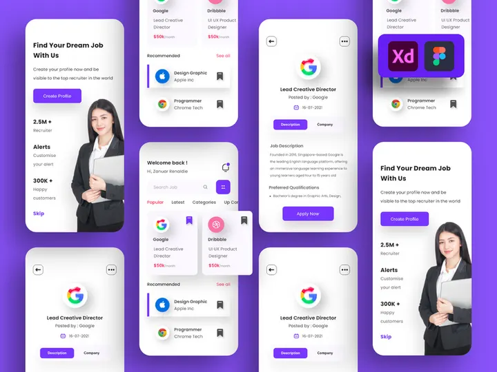 Job Search App Design preview picture