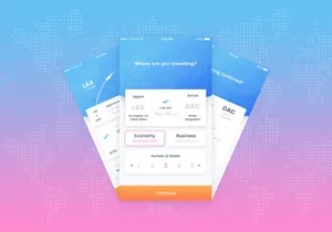 EasyFlight booking app [PSD]