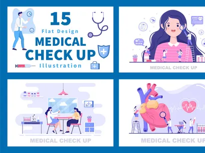 15 Medical Health Check up Background