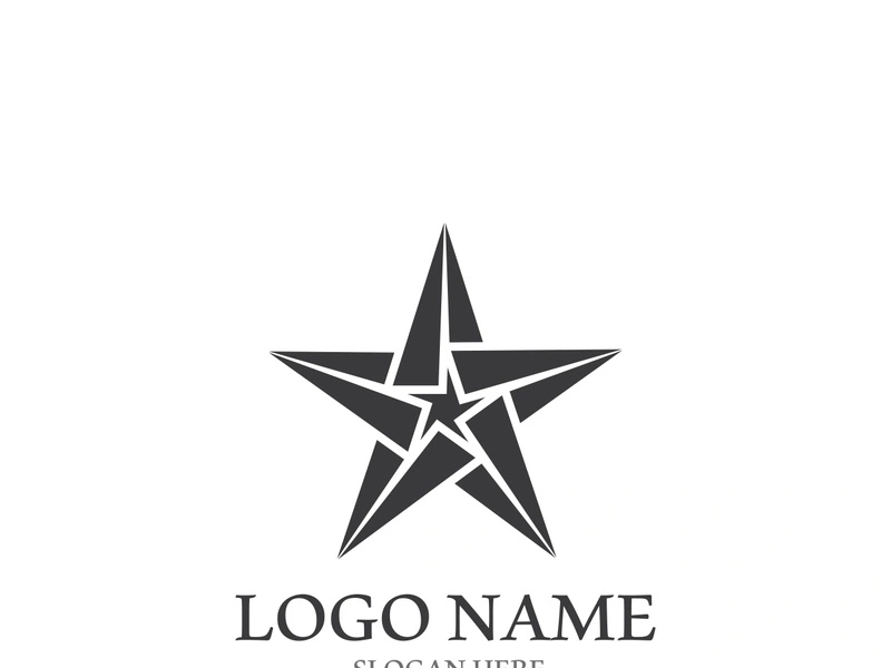 Star icon template vector illustration design