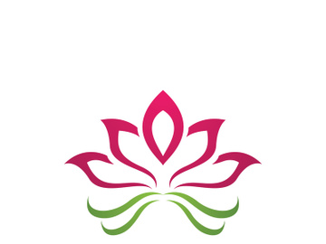 Beauty Vector lotus flowers design logo Template icon preview picture