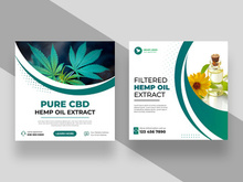 Hemp CBD Oil Social Media Post Ver-1