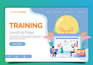 [Vol. 05] Business Website Illustration Templates - Landing Page