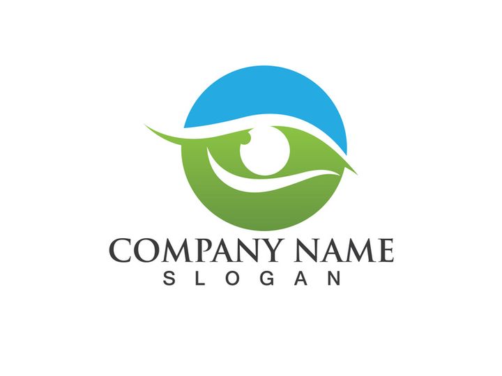Eye Care vector logo design