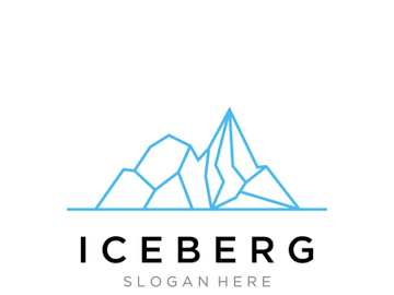 Antarctic iceberg logo design. preview picture