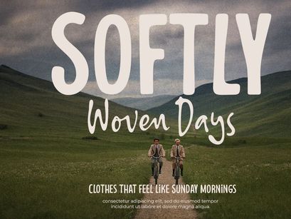 Make Things - Sans and Script Font Duo Typeface