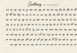 Southing - Handwritten Font